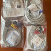Electrode cable wires: Adult, 12-lead, Clip, AHA