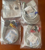 Electrode cable wires: Adult, 12-lead, Clip, AHA