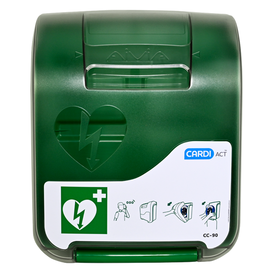 Defibrillator Polycabornate Alarmed Cabinet AED Cabinet by AIVIA