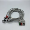 5-Lead ECG wires, Clip, Adu/Ped, TPU, AHA (long, 1m/1.4m)