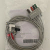 3-Lead ECG wires, Clip, Adu/Paed, TPU, AHA, (1m)