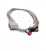 12-Lead ECG Limb Wires, Snap, Adu, Gray, TPU, AHA