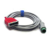 ECG trunk cable: 3/5-lead, Adu/Ped, 12 Pin, ESU-Proof, AHA/IEC, 3m - Mindray Accessories Australia