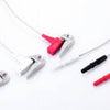 ECG lead wires, Single-patient use, 3-lead, Ped/Neo, Clip, AHA, DIN